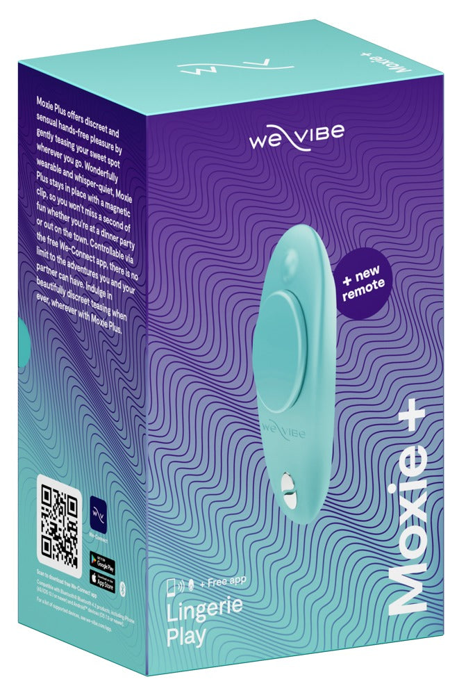 We-Vibe - Moxie+ Aqua - Panty-Vibrator mit Fernbedienung