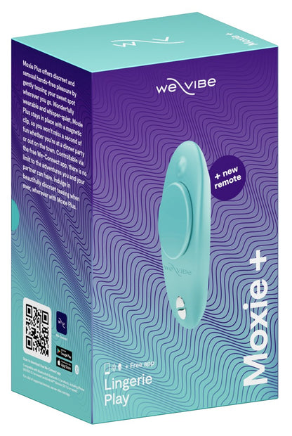 We-Vibe - Moxie+ Aqua - Panty-Vibrator mit Fernbedienung
