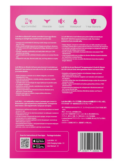 Lovense Lush Mini Vibro-Ei pink