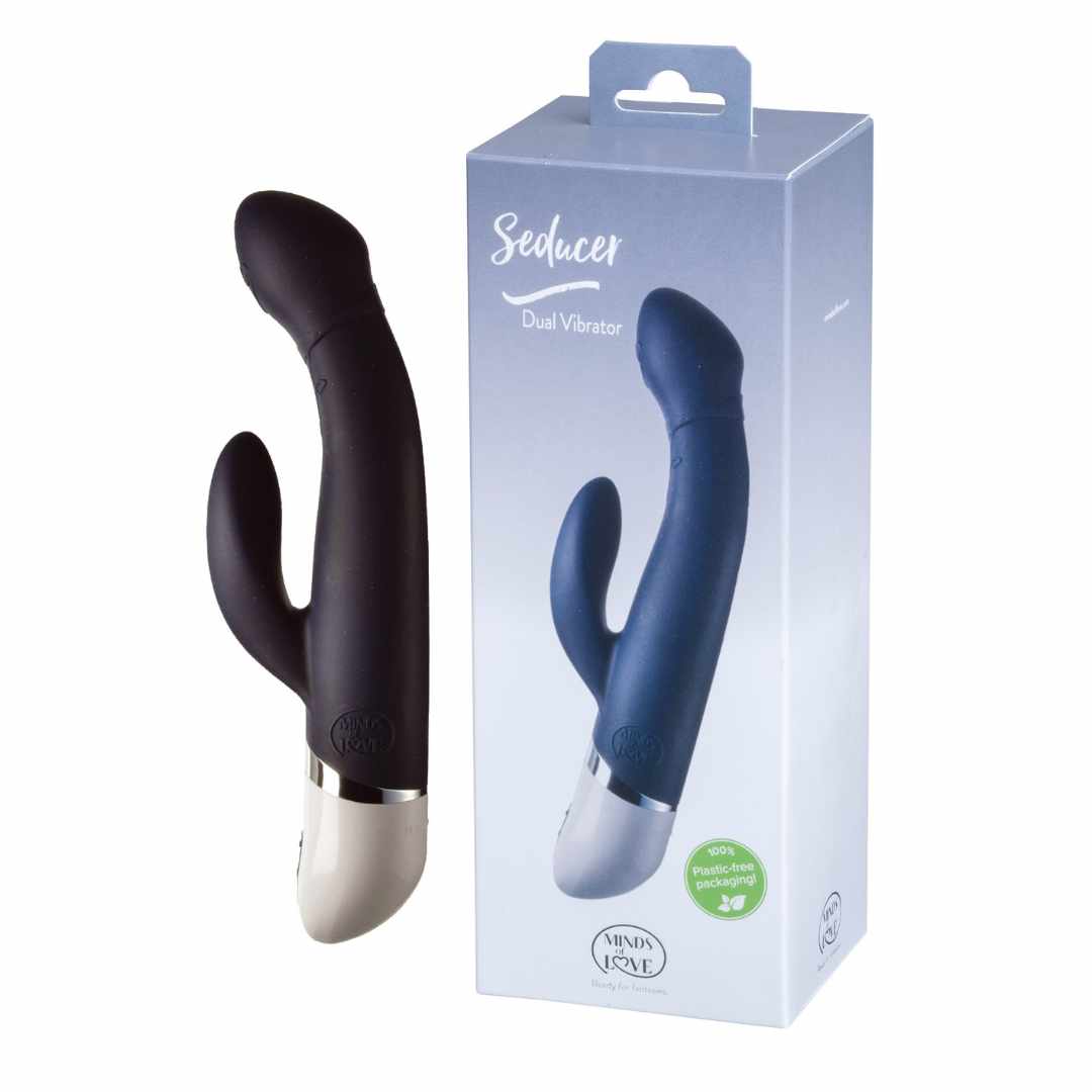 MINDS of LOVE Seducer Dual Vibrator anthrazit