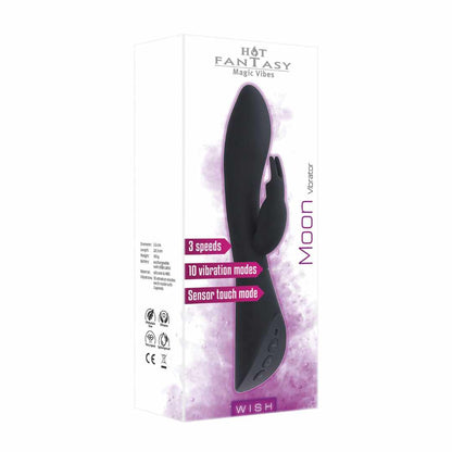 HOT FANTASY WISH Moon Vibrator black