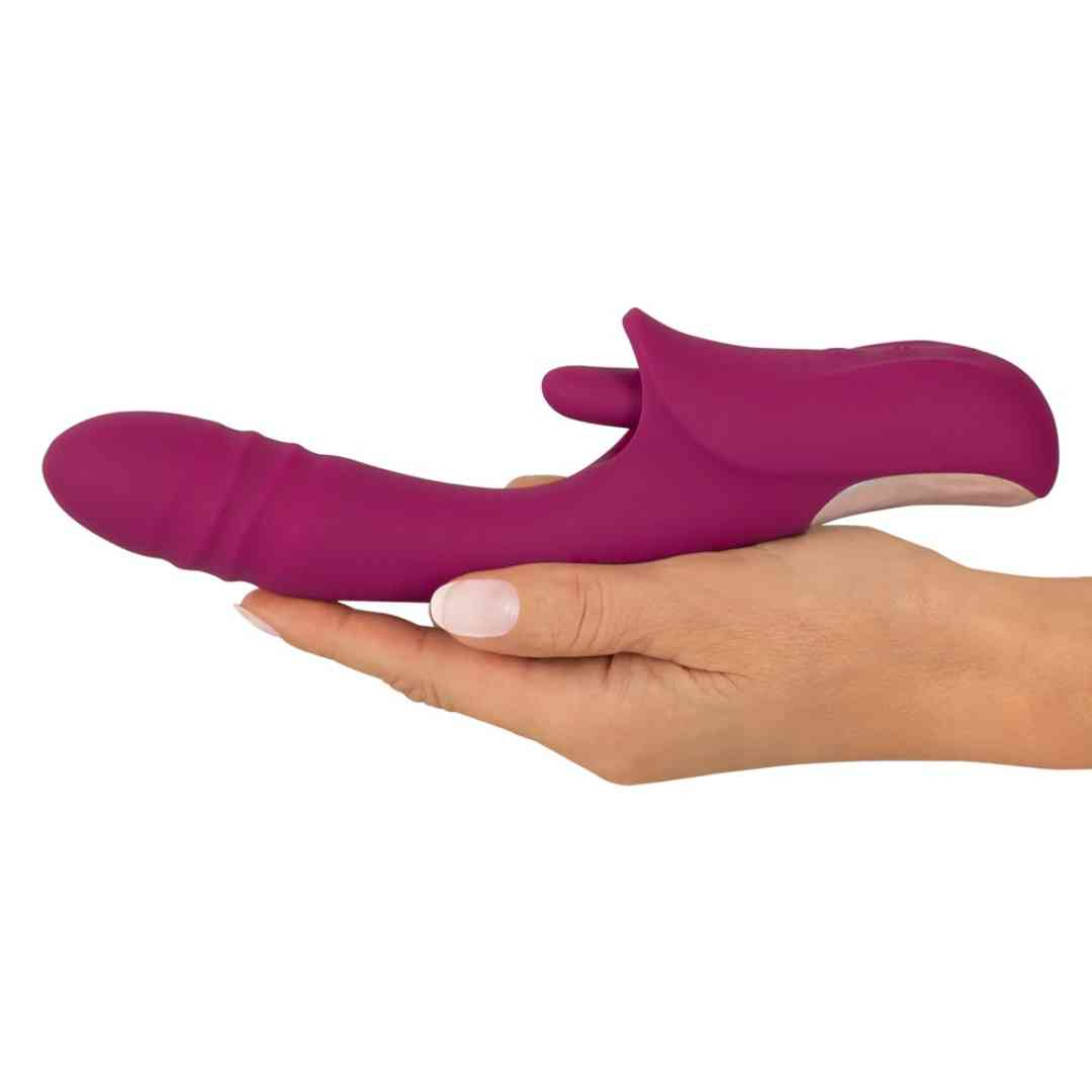 handliche Licking & Thrusting Vibrator 