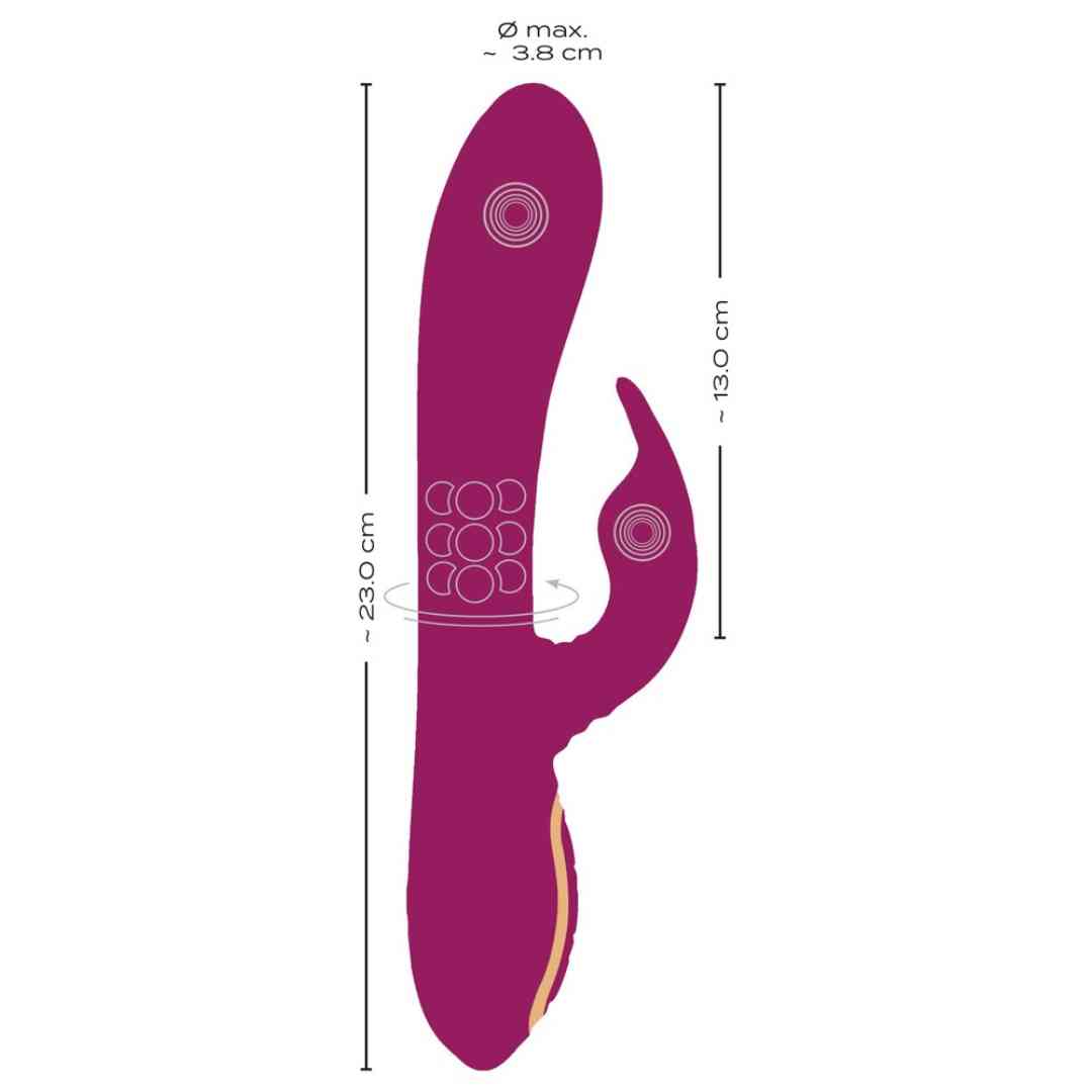 Rabbitvibrator mit 3 Motoren
