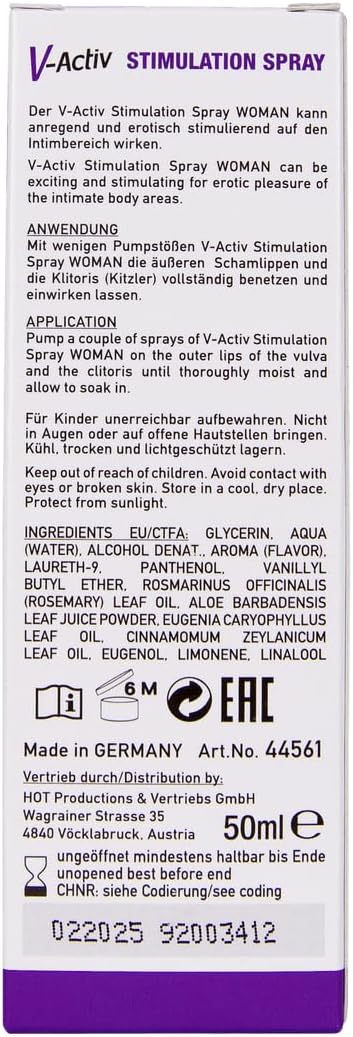 Hot - V-Activ - Stimulation-Spray für Frauen
