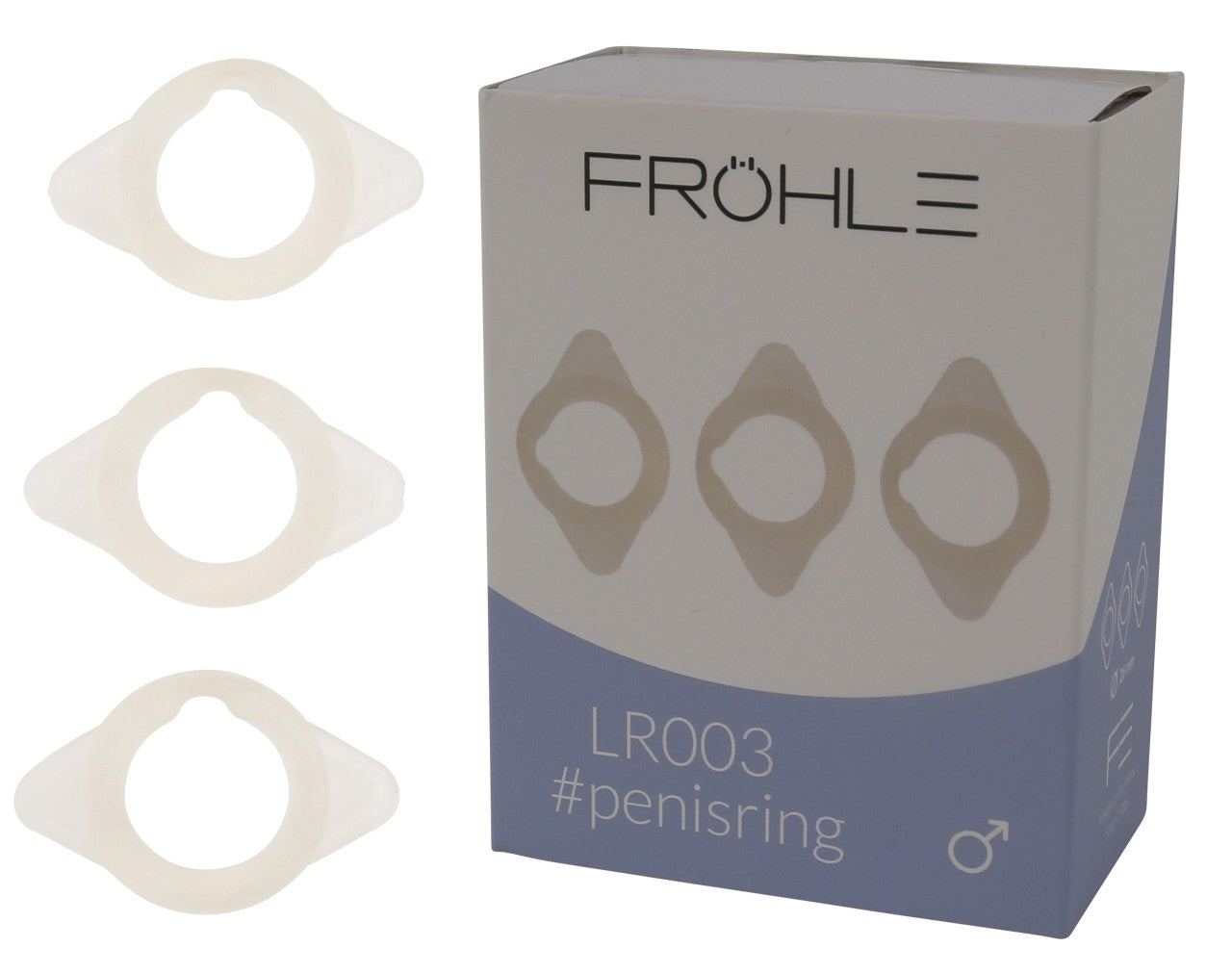 FRÖHLE - Liebesringe 3er Set
