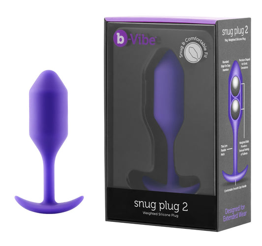 B-vibe - Snug Plug 2 - Gewichteter Analplug