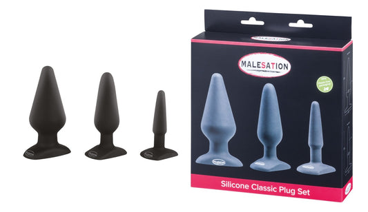 MALESATION - Classic Silikon-Plug Set