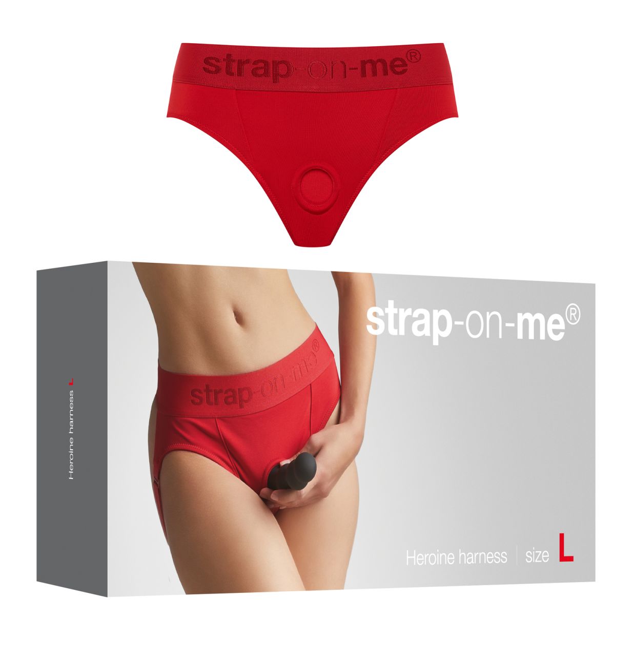 Strap-on-me - Heroine Harness Red