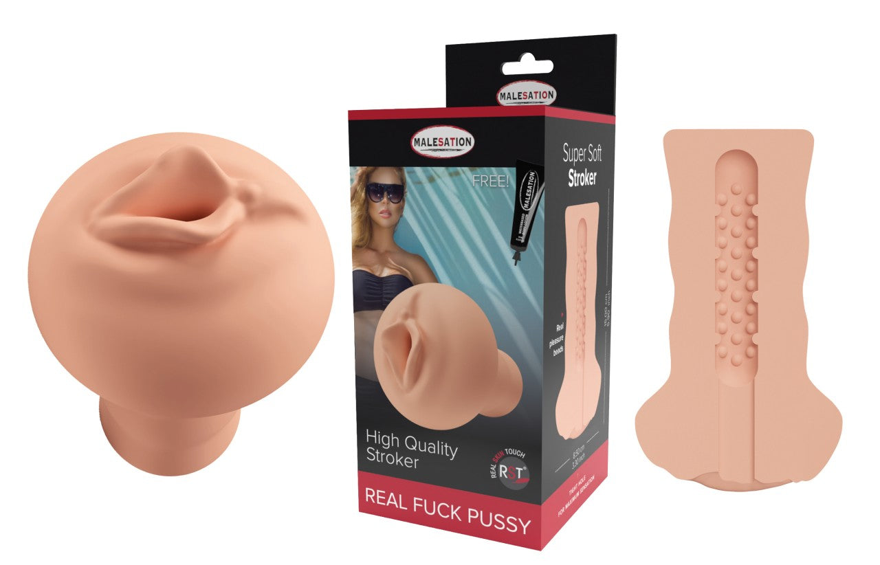 MALESATION - Real Fuck Pussy Stroker - Masturbator