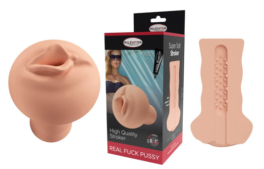 MALESATION - Real Fuck Pussy Stroker - Masturbator