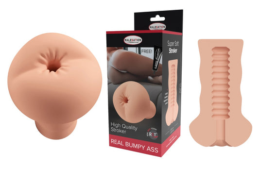 MALESATION - Real Bumpy Ass Stroker - Masturbator