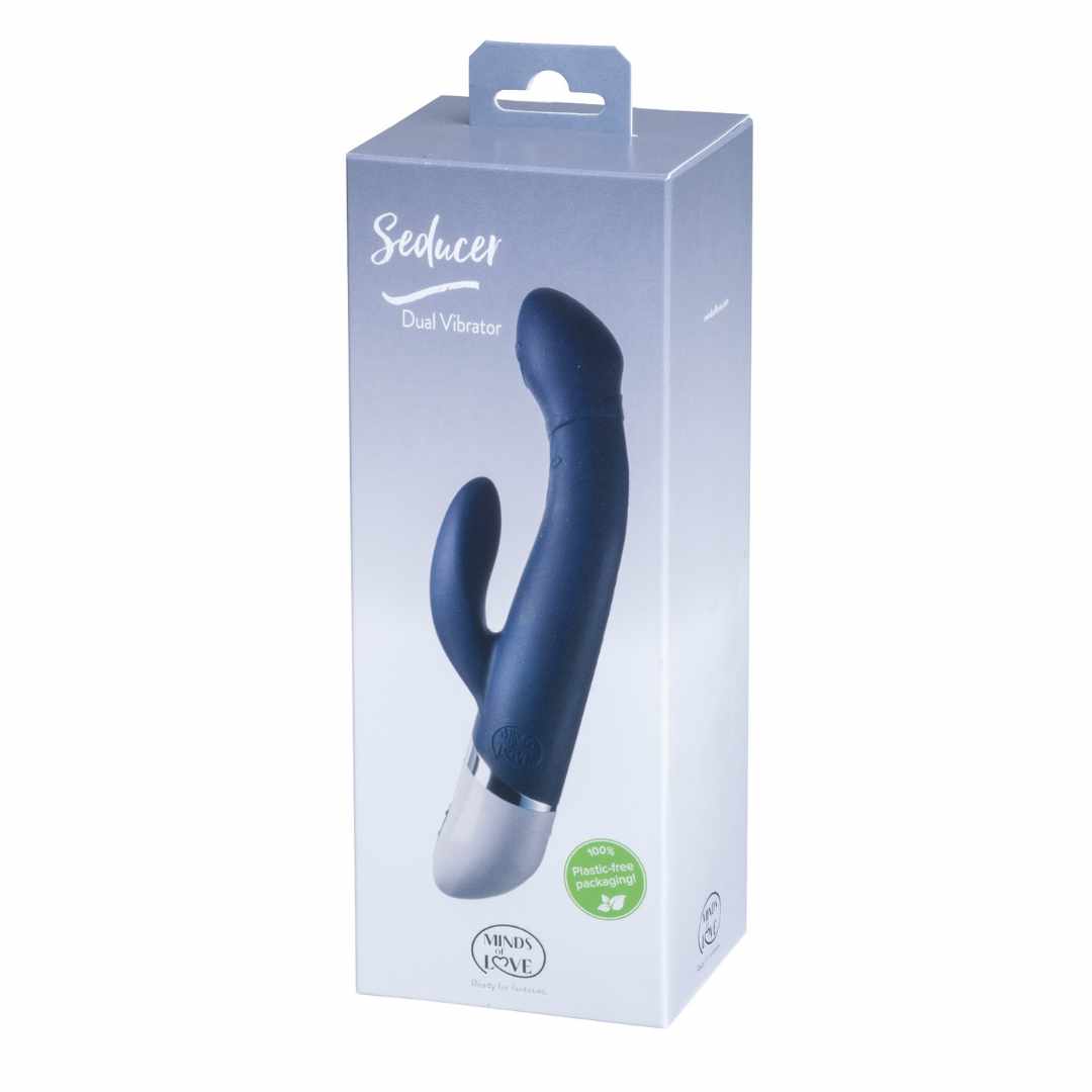 MINDS of LOVE Seducer Dual Vibrator anthrazit