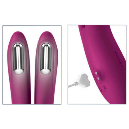 Vibrator mit 2 flexiblen Vibro-Ohren