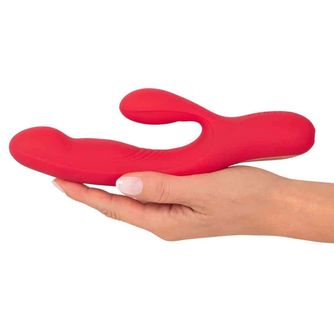 Rabbitvibrator mit Klopf-Funktion
