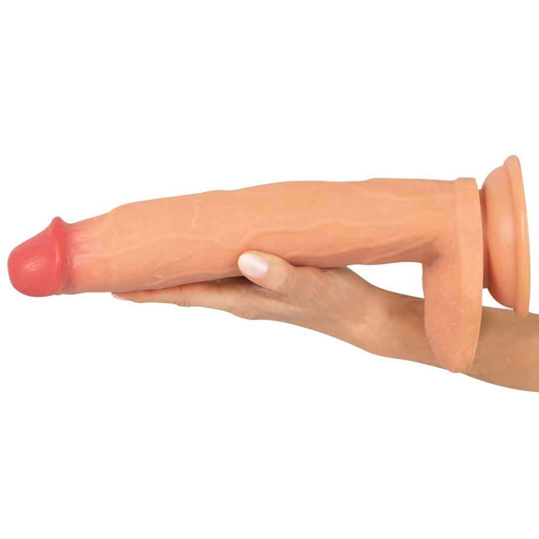 Flexibler Naturdildo mit Standfuß