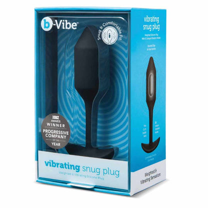 b-Vibe Vibrating Snug Plug M Black