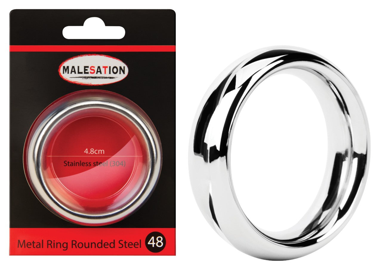 MALESATION - Metal Ring Rounded Steel