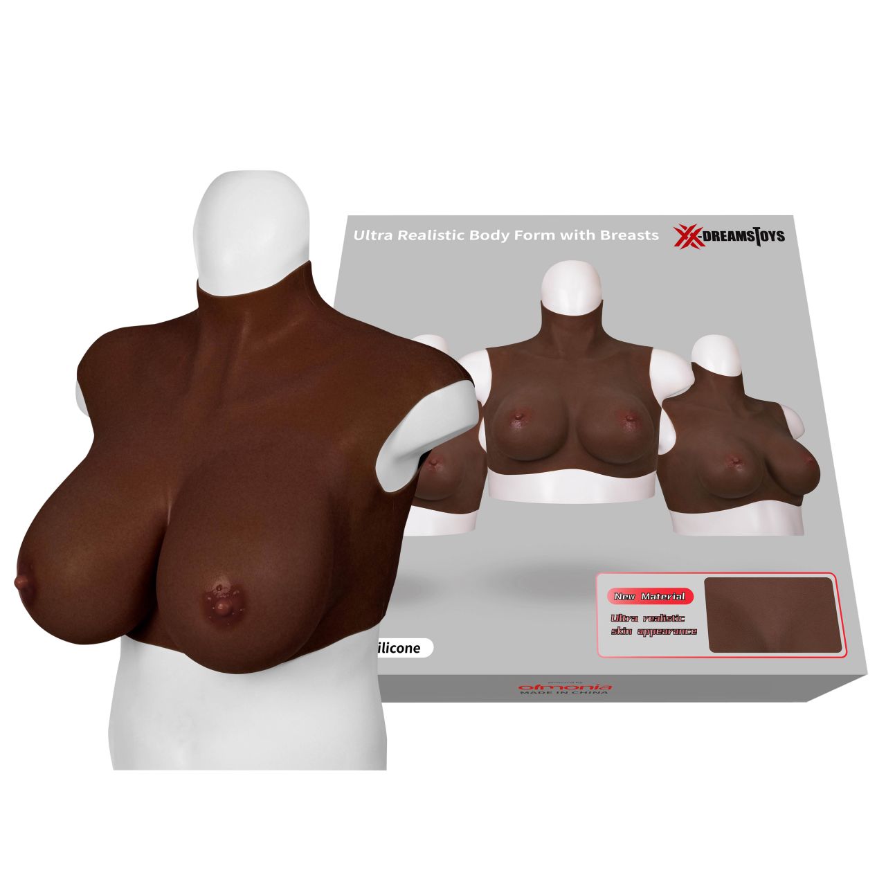 XX-DREAMSTOYS - Ultra Realistic Breast Form Size L (E-Cup)