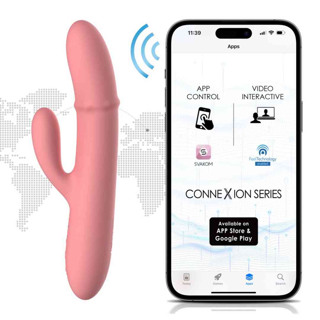 Interaktiver Rabbitvibrator
Mit beweglichem Massage-Perlenring