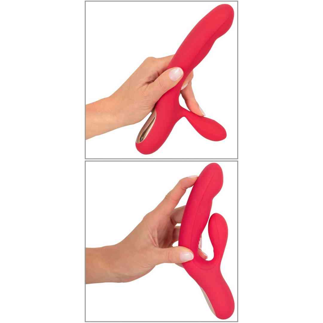 Rabbitvibrator mit Klopf-Funktion
