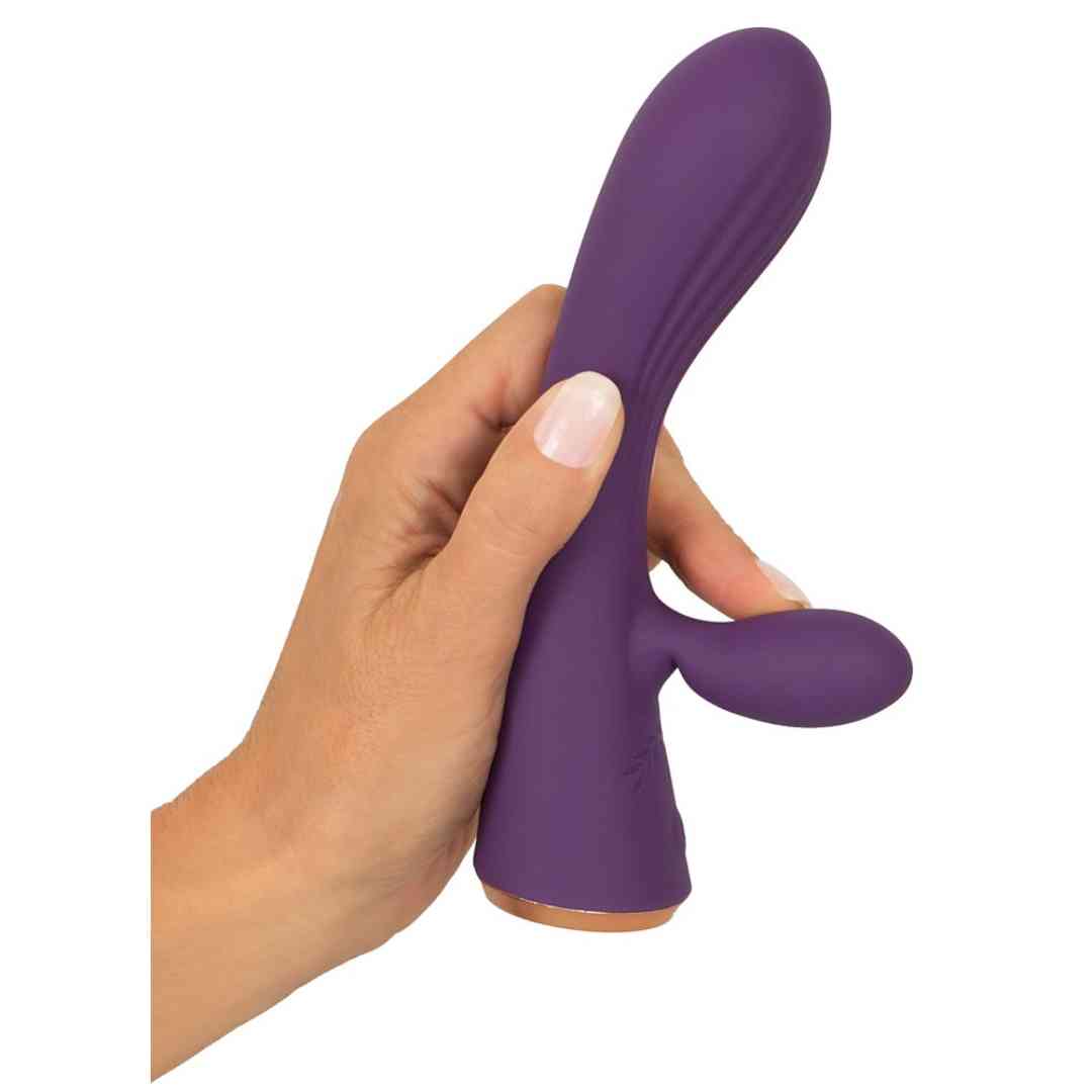  handlicher Double Layer Silicone Rabbit Vibrator SUPER SOFT