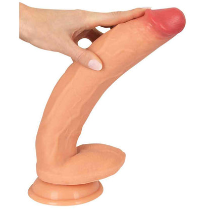 Flexibler Naturdildo mit Standfuß