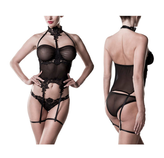 Grey Velvet - 2-tlg.set (top, Höschen)