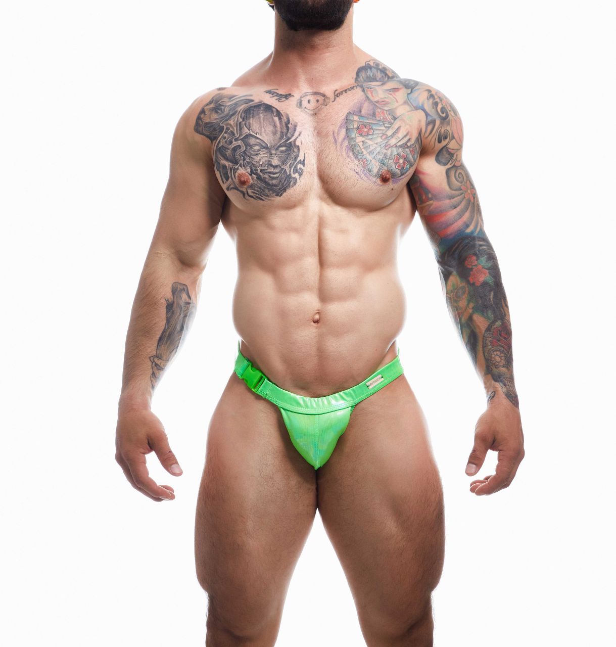 CUT4MEN - Herren-Tanga mit Druckknopf