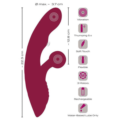 handliche 2 Function Rabbit Vibrator 