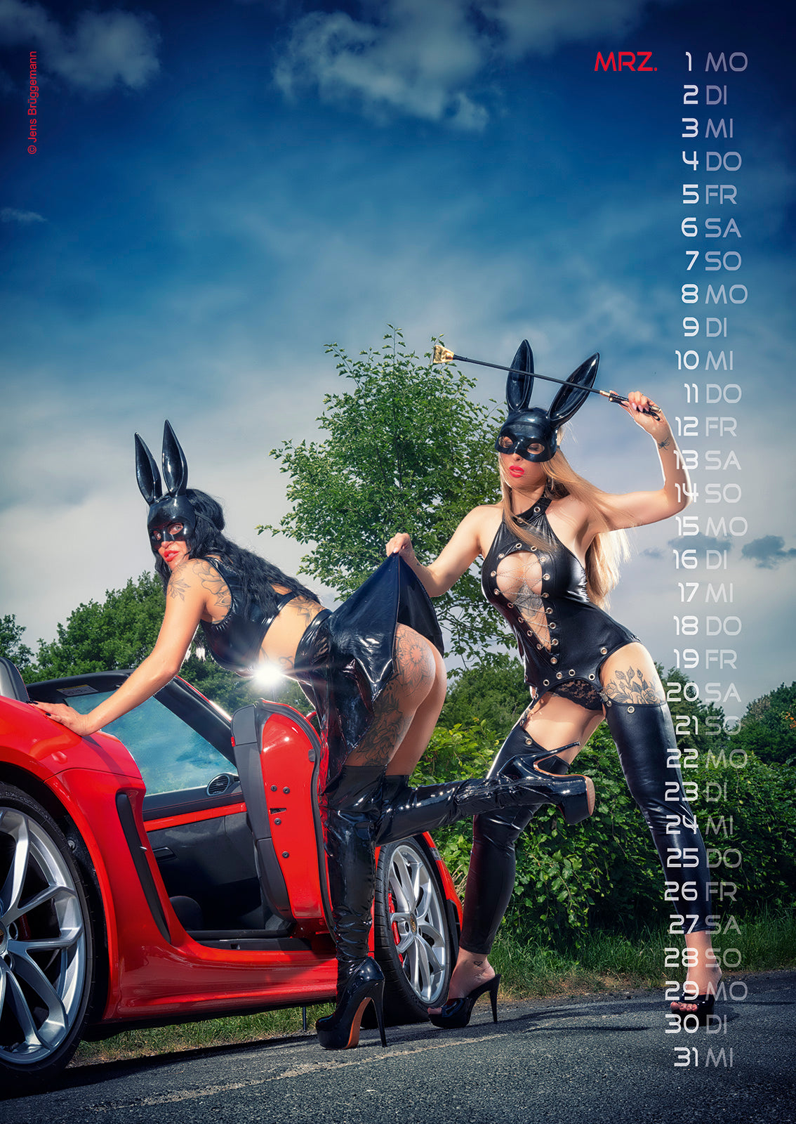 Sonstige - Cars & Girls Kalender 2027 Din A3