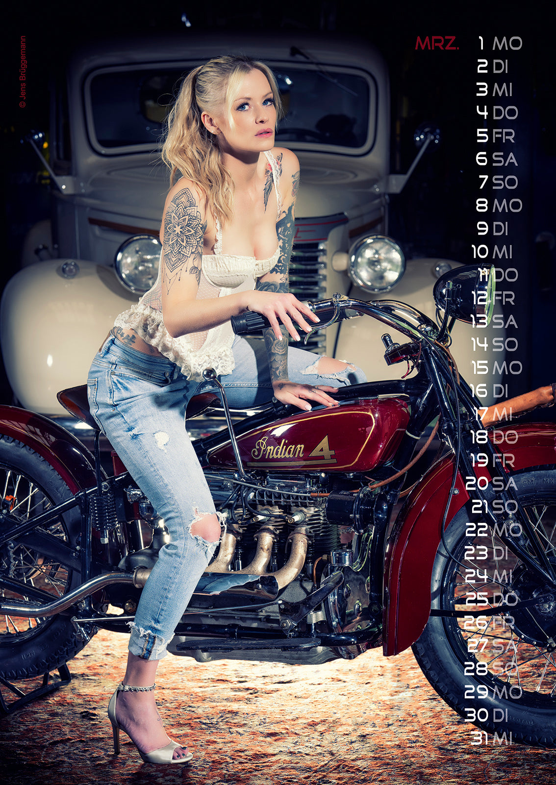 Sonstige - Bikes & Girls Kalender 2027 Din A3