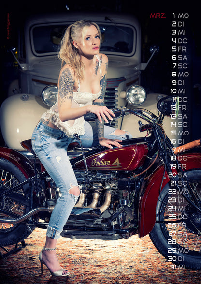 Sonstige - Bikes & Girls Kalender 2027 Din A3