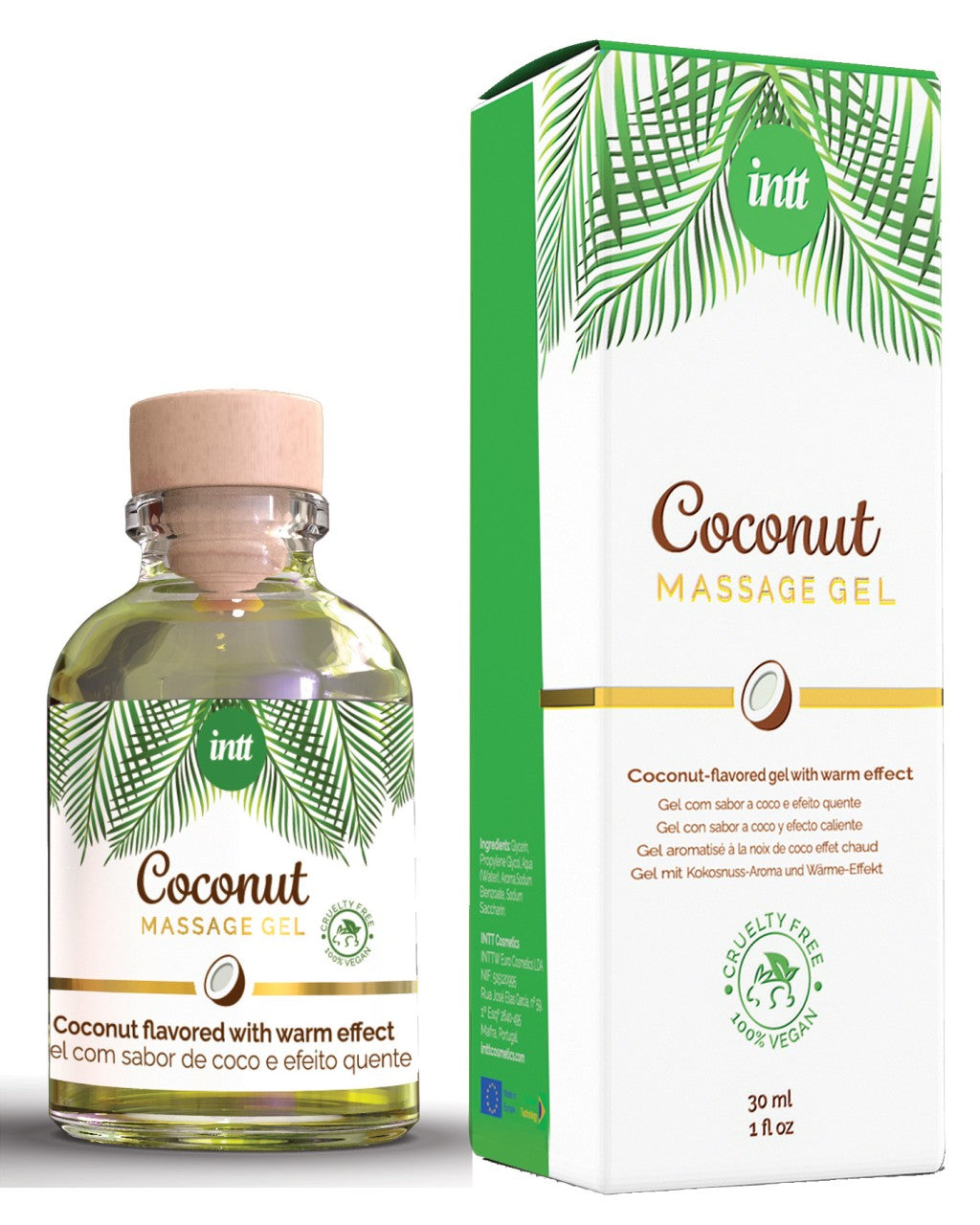 intt - Massage Gel mit Geschmack
