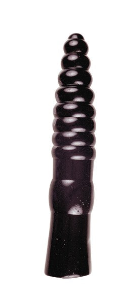 All Black - XXL gerippter Dildo
