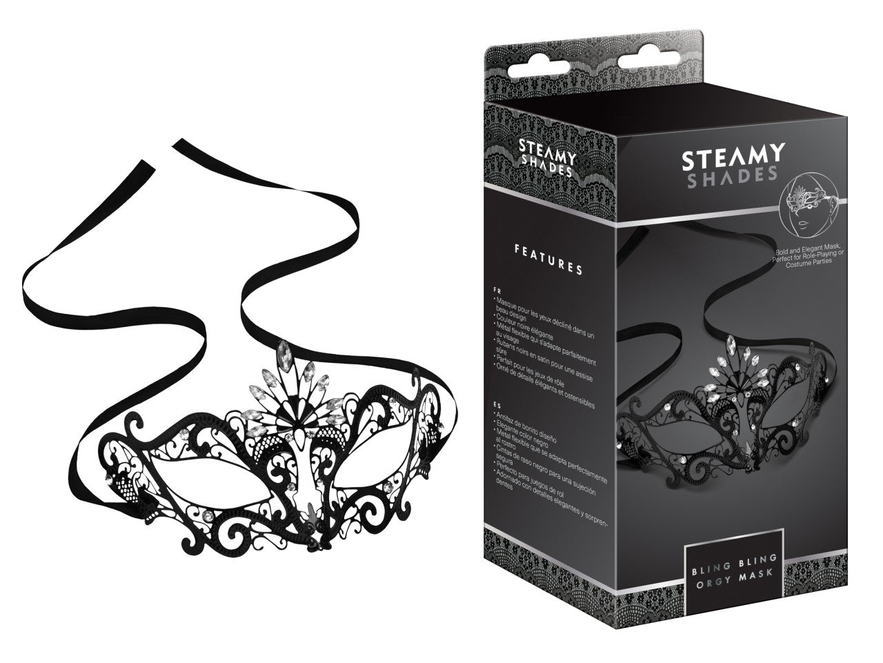 STEAMY SHADES - Satain-Augenmaske