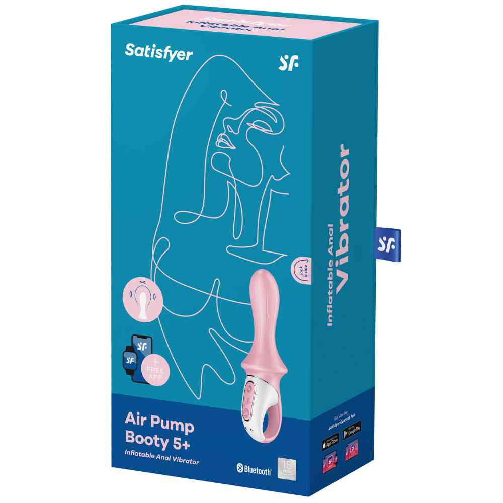 Vibrator "Air Pump Booty 5+" rose