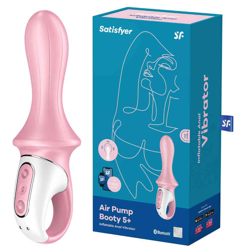 Vibrator "Air Pump Booty 5+" rose