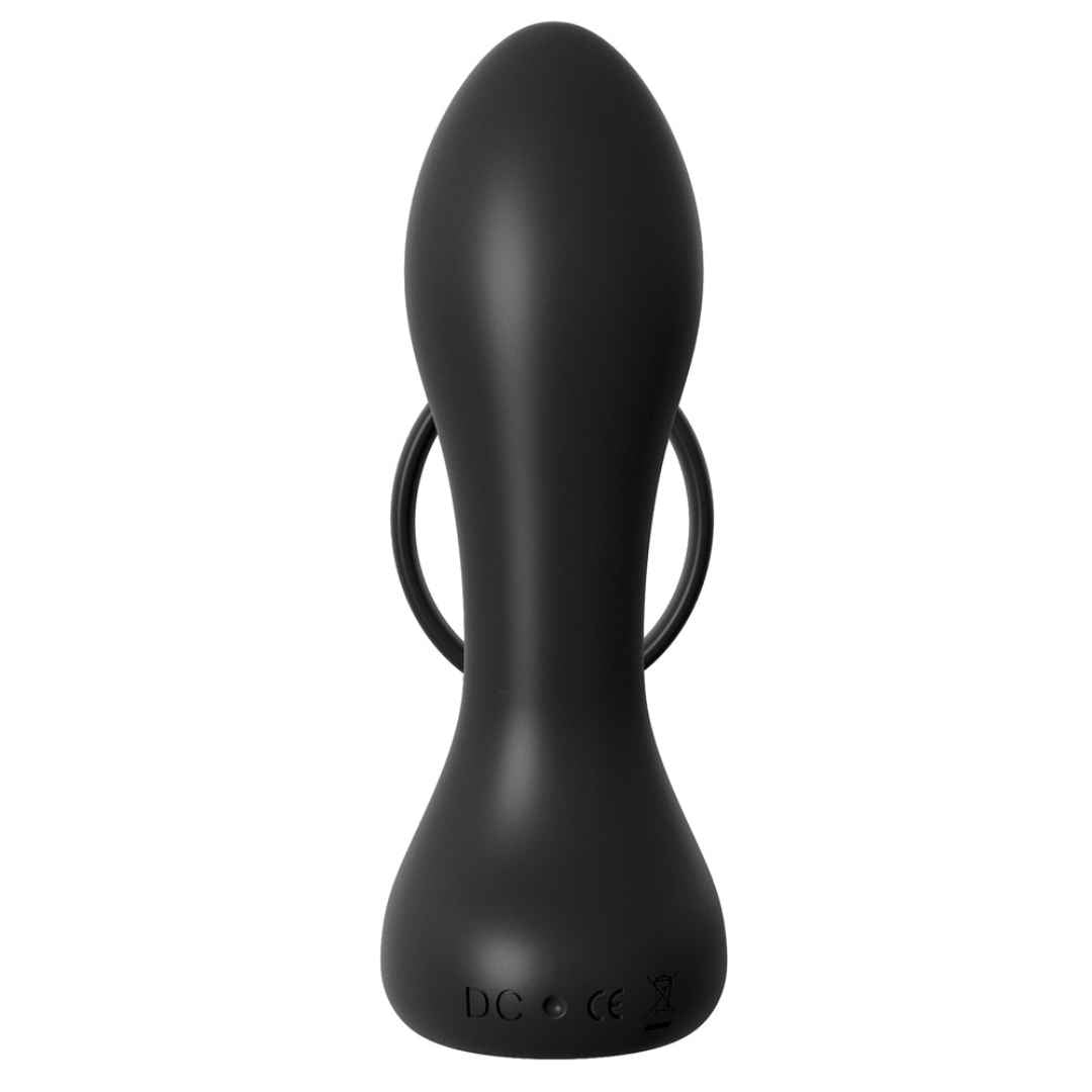 Analplug mit Cockring: Rechargeable Ass-Gasm Pro