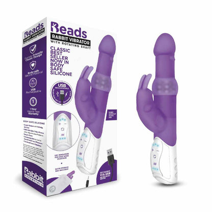 Rabbitvibrator „Beads with rotating shaft“ - OH MY! FANTASY