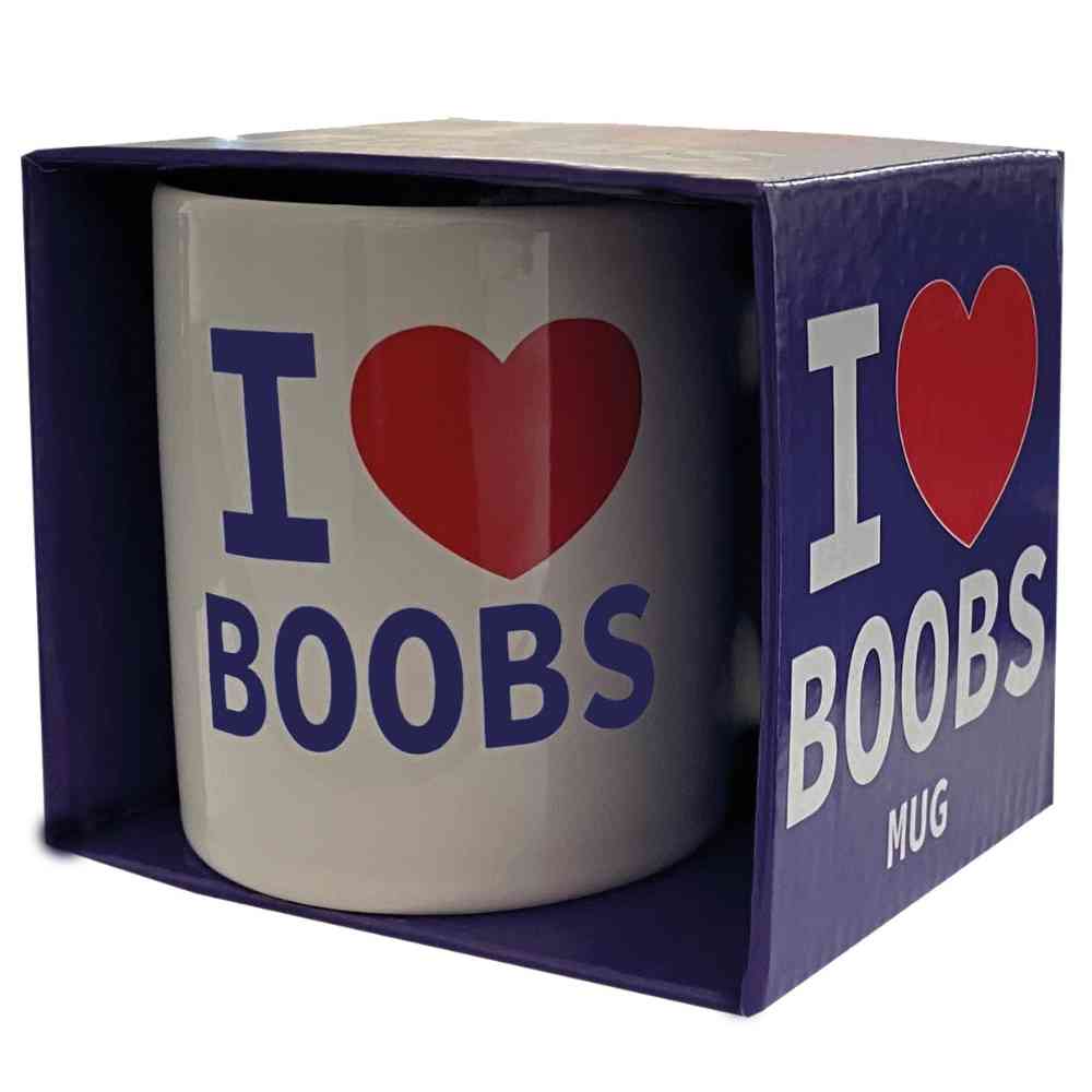 Becher "I love boobs"