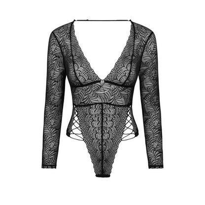 Eleganter Body mit langen Ärmeln