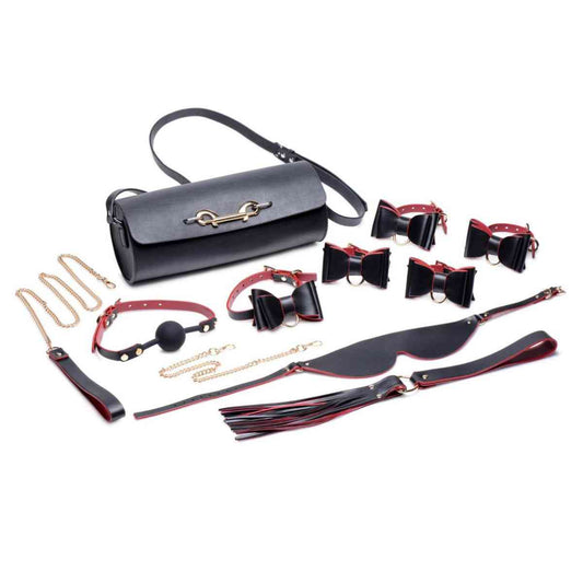 Luxus BDSM-Set mit Reisetasche und Inhalt "Bow"