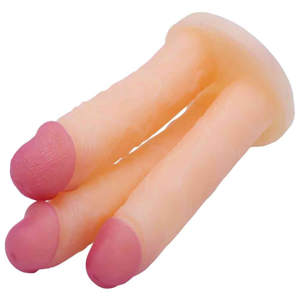 Dreifach Dildo "Cox Flesh"