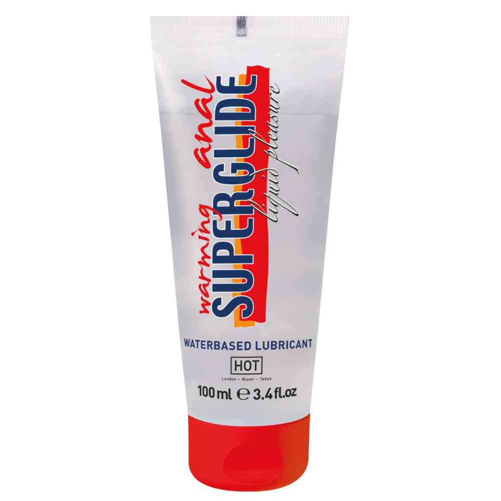 Gleitgel auf Wasserbasis "Anal Super Glide warming"