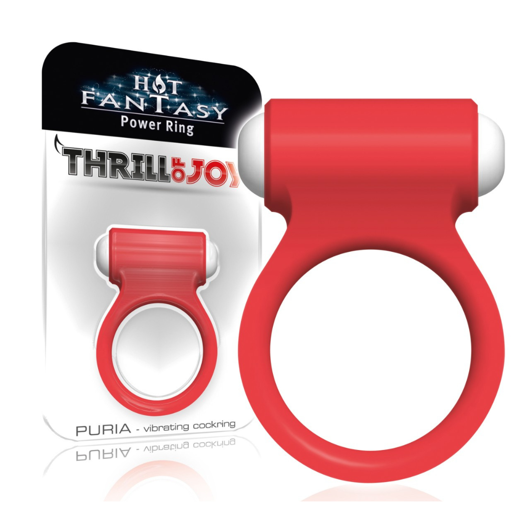 HOT FANTASY Thrill of Joy Puria Vibro-Ring rot