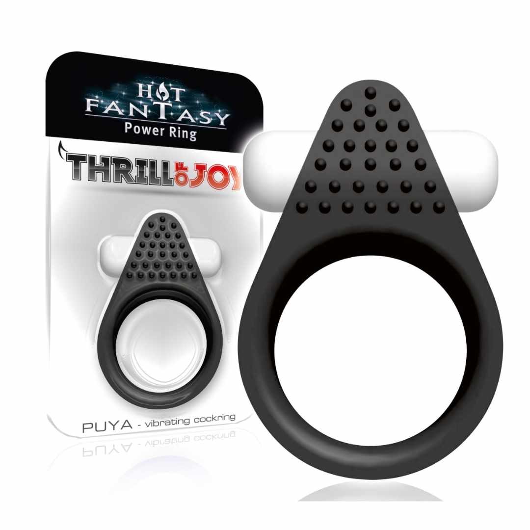 HOT FANTASY Thrill of Joy Puya Vibro-Ring schwarz