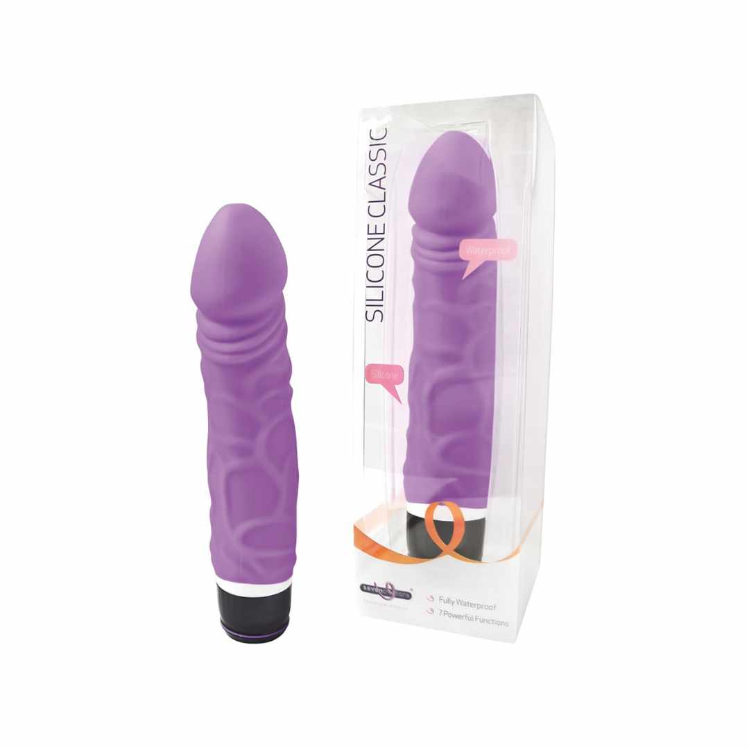 SEVEN CREATIONS Silicone Classic Vibe purple - med.