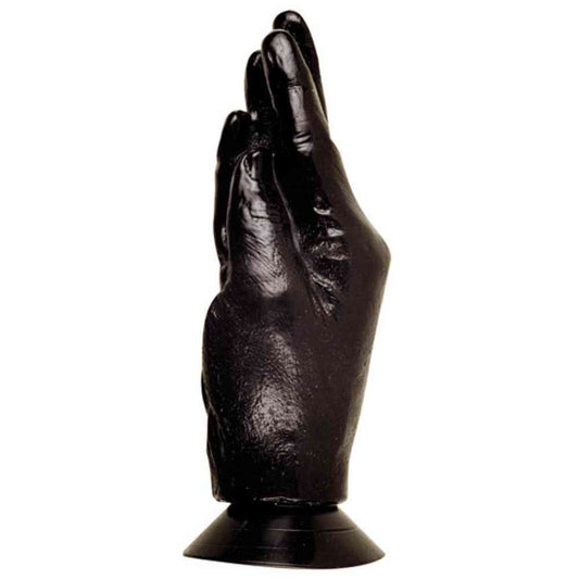 Dildo mit Saugfuß "Hand" schwarz
