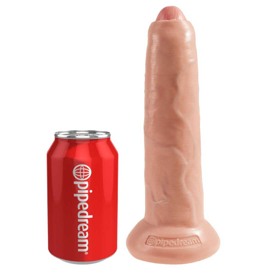 Dildo „9 Cock Uncut“ mit beweglicher Vorhaut