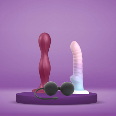 Dildos auf Podest